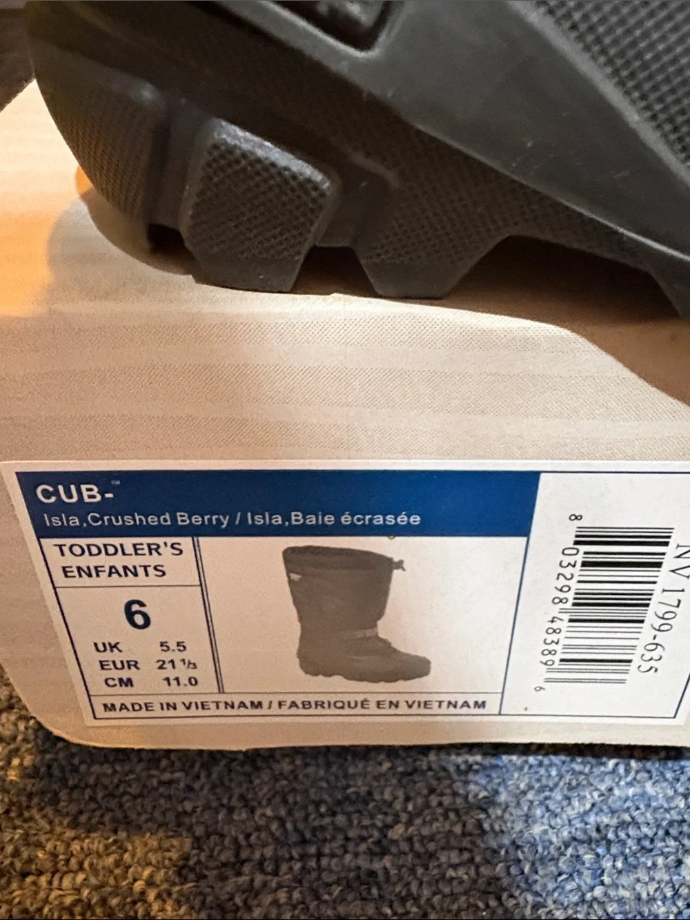 New sorel toddler boots